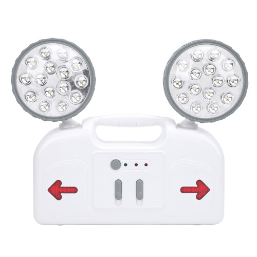 LED-Notlicht 2 Lampen 3h Backup hohe Helligkeit