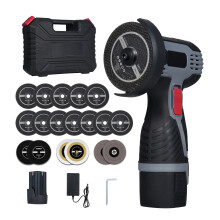 Winkelschleifer 28000U/min 16,8V Akku 2x1500mAh LED für Ziegel Holz