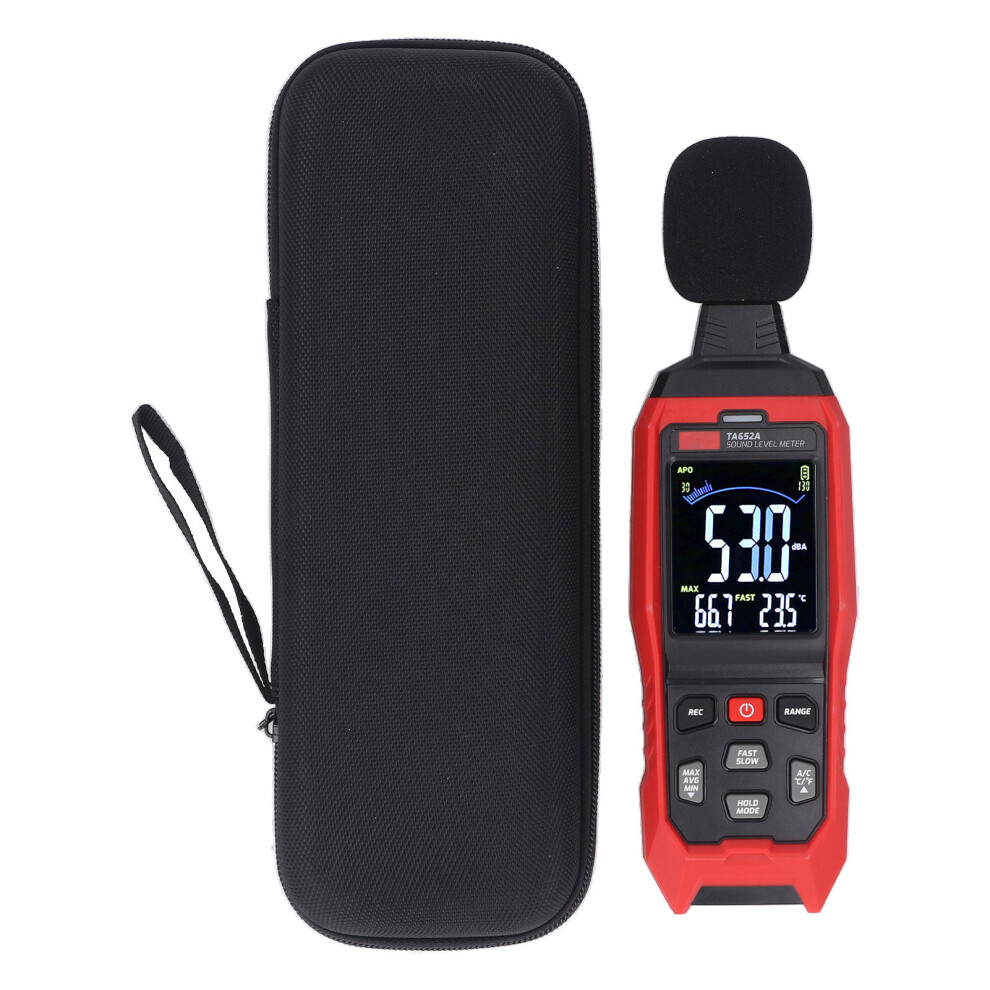 Sound Level Meter 30-130Db Digital Decibel Detector Ta652a 323163271712