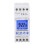 DIN-Schaltuhr 2-fach LCD LED 7-Tage programmierbar 3
