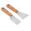 2Pcs Stainless Steel Putty Scraper with Wood Handle 4
