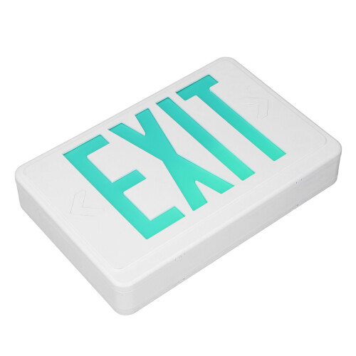 Green LED Exit Sign 3H Emergency Light for Office School Canteen 2
