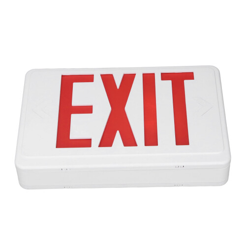 Red LED Emergency Exit Sign 3H with Bracket Office School Mall 1