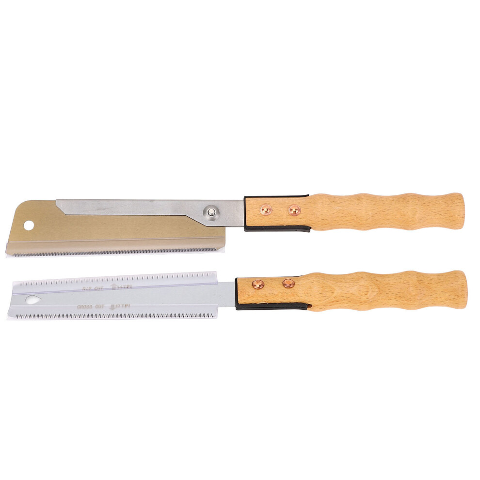 Hand Saw Gold Clip Backsaw 7 Inch Double Sided Fine Teeth 323163272627