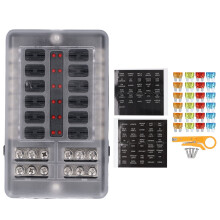 12-poliger Marine-Sicherungskasten DC12V/24V wasserdicht