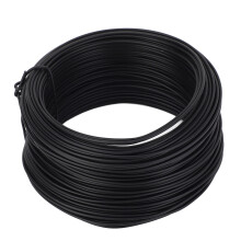 (Black) Electro Galvanized Iron Wire 0.9mm 40m PVC Coated Black