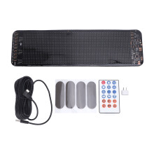 Dynamische Teufelsaugen-Lichtanzeige 64x20 Pixel LED Fenster