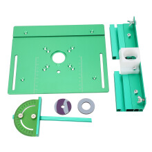 Aluminium Router Table Insert Plate for Trimming Engraving C8 Green