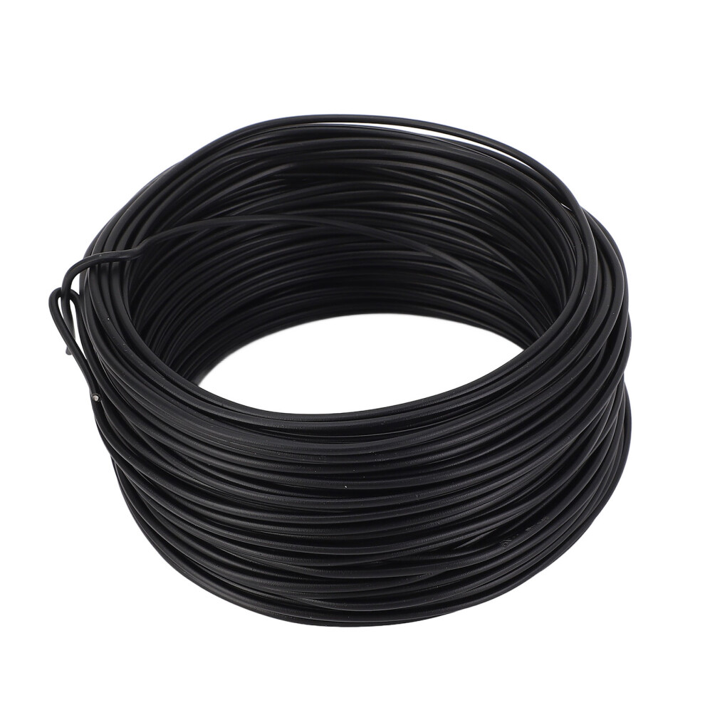 (Black) Galvanized Iron Tie Wire 1.2Mm 28M Round Cuttable Bendable Black 323163272801