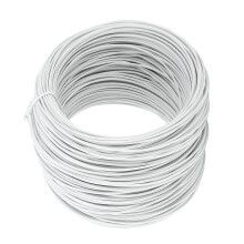 (White) 0,75mm 50m Verzinkter PVC-Binddraht für Bewehrungsstahl Weiß