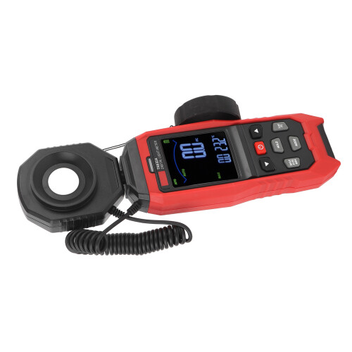 Digitaler Lichtmessgerät 200000 Lux abnehmbar 360 Sonde 1