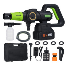 Cordless Pressure Washer 360PSI 3.0Ah 6-in-1 Nozzle 12.5ft Hose