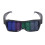 LED-Leuchtbrille 200 LEDs, APP/USB, Party 4