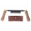 Draw Shave Tool 4in Straight Ergonomic Dual Wooden Handle 1