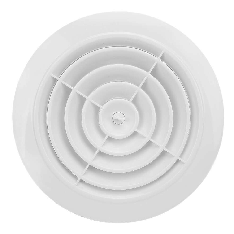 150Mm Round Abs Plastic Air Vent Louver Grille Bathroom Kitchen Office 323163275284