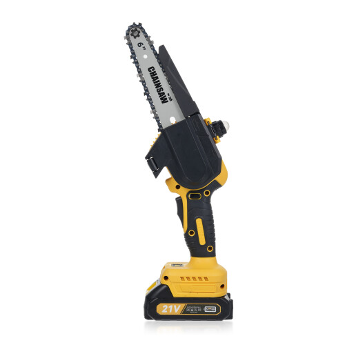 6 Inch Brushless Cordless Mini Chainsaw 2 Batteries