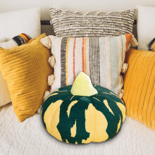 Halloween Decorations Decorative Throw Pillow For Sofa Bed Patio Cushions Green Natural Silk Pillowcase 25x25x15 cm