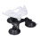 Rectangular Satellite Suction Mount Car RV Roof Cup Bracket 1/4in 3