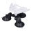 Rectangular Satellite Suction Mount Car RV Roof Cup Bracket 1/4in 5