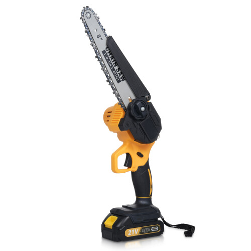 8 inch Brushless Cordless Chainsaw 2 Batteries Handheld 1