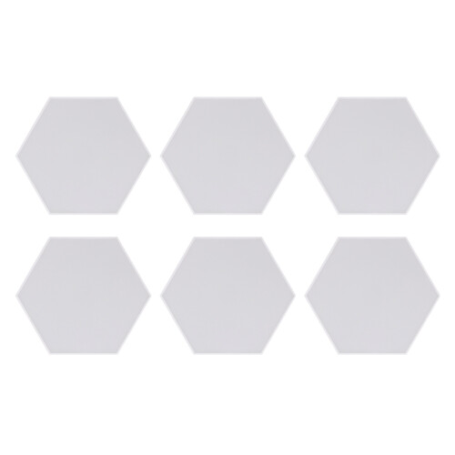 6x Hex RGB LED-Wandleuchte 13 Farben USB 1