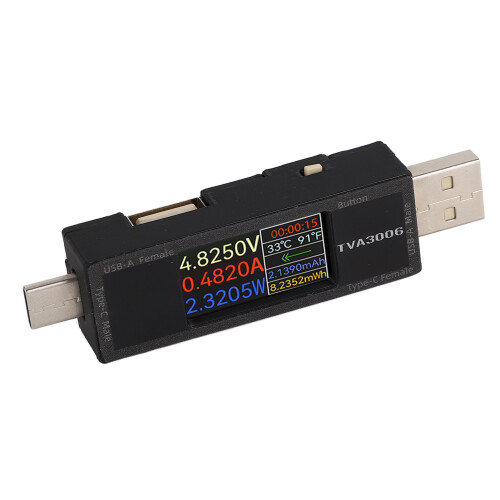 USB-Tester A/C Typ DC4.5-30V 0-15A 2