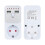 3680W Timer-Steckdose Überspannungsschutz Dual USB EU 4