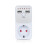 3680W Timer-Steckdose Überspannungsschutz Dual USB EU 2
