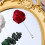 Men Rosa Boutonniere Spilla Bavero Per 4