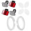 1 Set Fietsreflector Licht Abs 6
