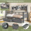 Grey Single Children's Bed with Storage &Bookshelf 4
