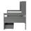 Grey Single Children's Bed with Storage &Bookshelf 9