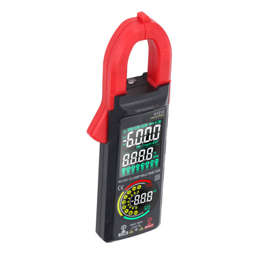 Digital Clamp Meter Multimeter Dual Screen NCV AC DC Tester Flashlight 2
