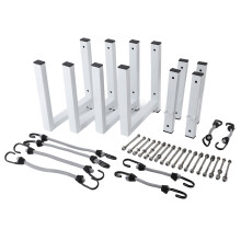 4 Sätze Aluminium Leiterhaken für Anhänger, 200 lb Traglast