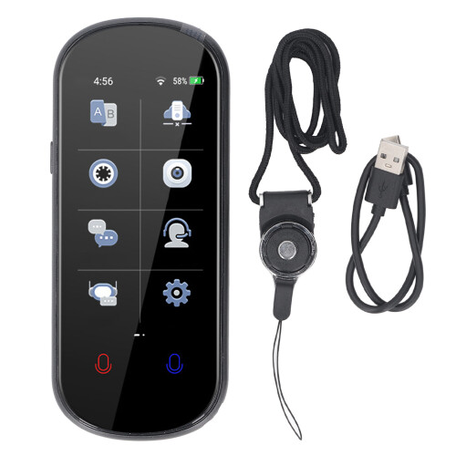 109 Languages Voice Translator 3in Touchscreen 8MP Camera Offline
