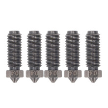 5x Stahl-Düse 0,4mm gehärtet für Kobra 3 Drucker