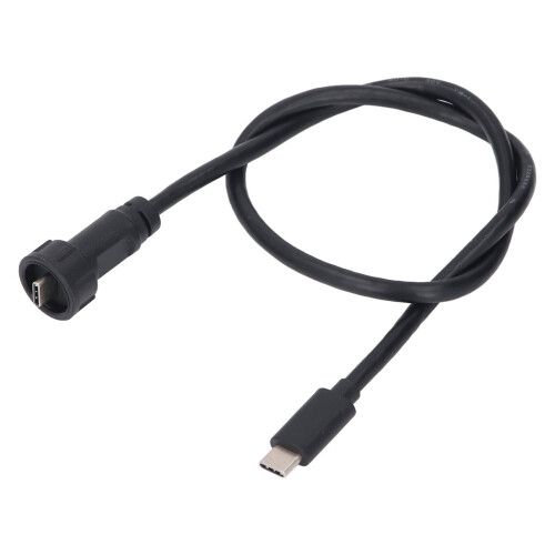 USB-C zu USB-C 0,5m IP67/IP68 Verlängerer 30V 1,5A
