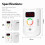CO Detector Electrochemical Sensor Digital Alarm LED 3