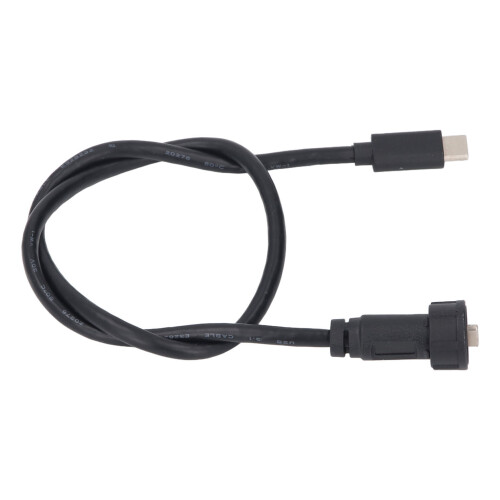 USB-C zu USB-C 0,5m IP67/IP68 Verlängerer 30V 1,5A 2