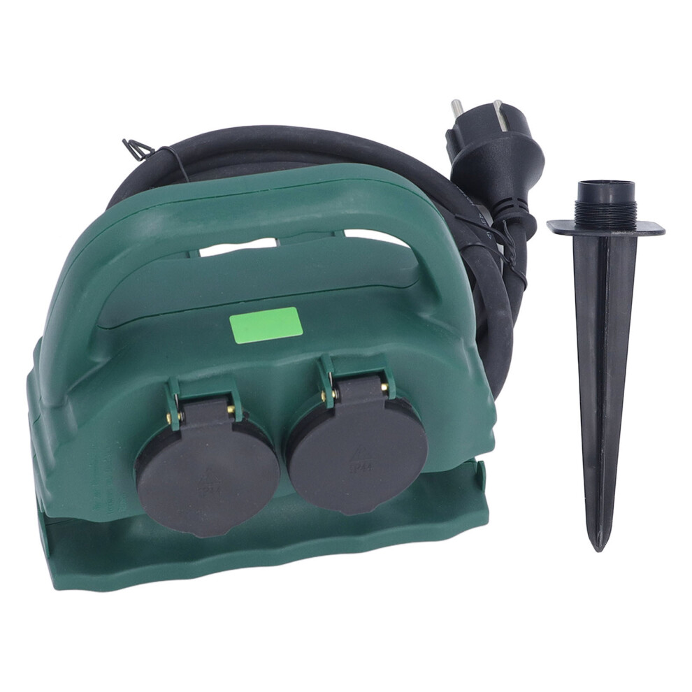 Garden Power Socket 16A 3680W 4 Outlets Ip44 Waterproof 2M Cable 323163280585