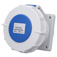 Einphasig, 3-polig, IP67, 32A, 220-250V Steckdose