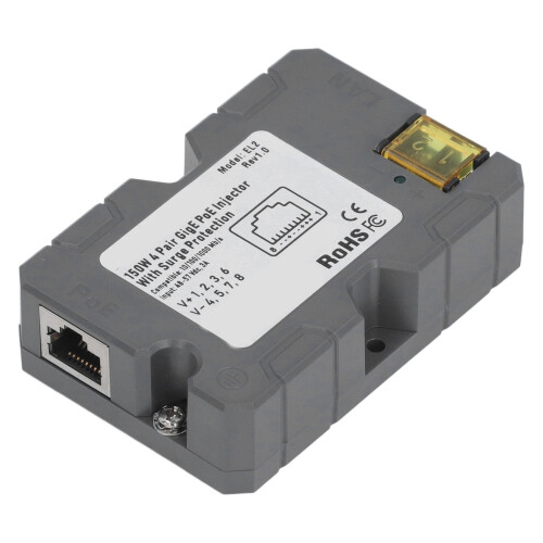 PoE Injector 150W GigE 48-57V 3A Passive 1