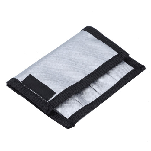 Battery Pouch Case Oxford Fabric 4 Slots Belt Loop 2