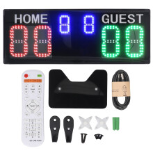 6 Digit LED Scorekeeper with Remote for Volleyball Basketball Soccer