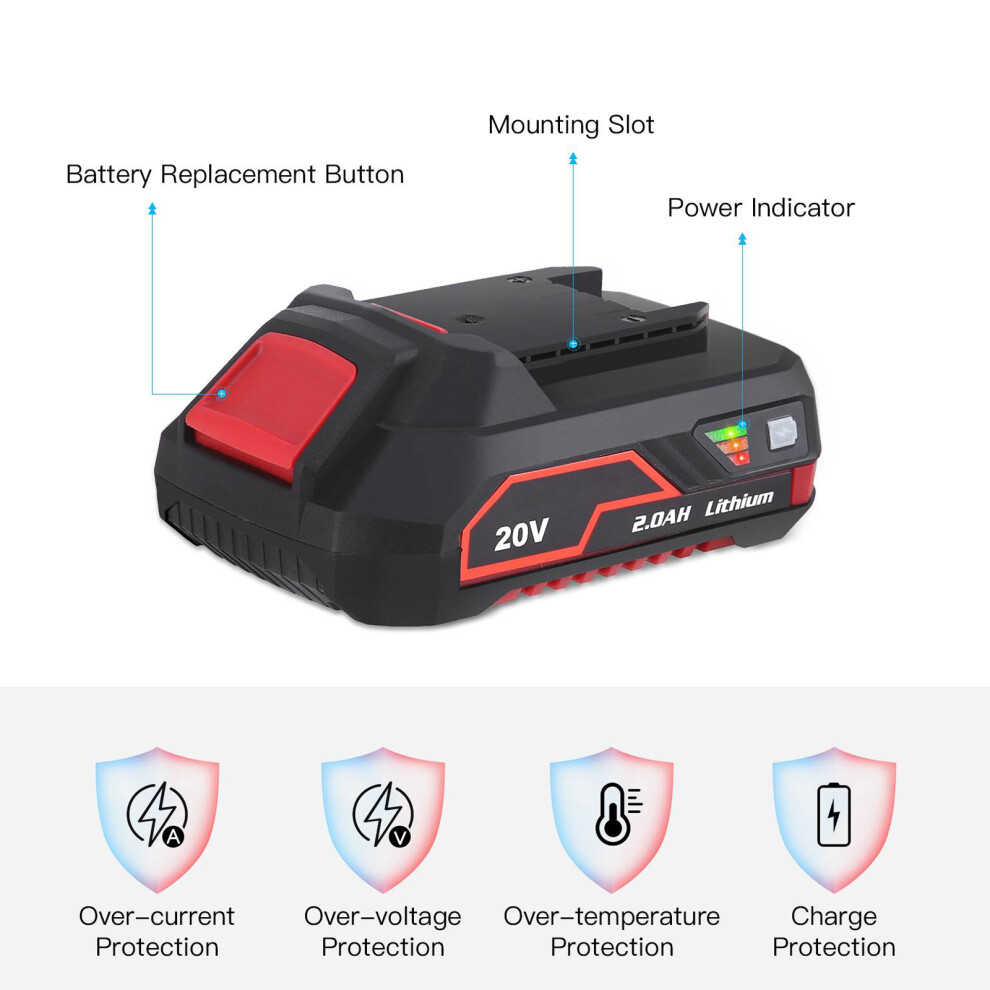Meterk 20V 2.0AH 36WH LI-ION BATTERY