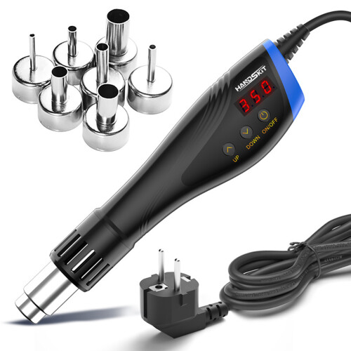Digital Hot Air Machine Adjustable Temp Multiple Nozzles Portable