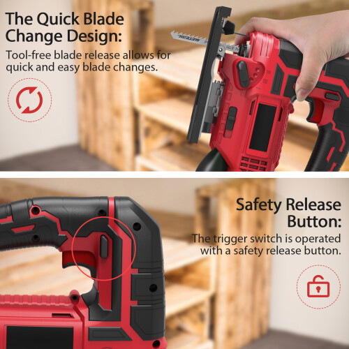 Meterk 20V cordless jigsaw kit EU 2