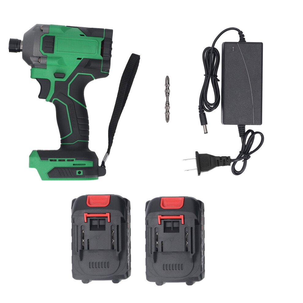 (Us Plug) Electric Impact Wrench 550N.m Brushless Cordless 100-240V Us Plug 323163286693