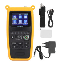 (EU Plug) 2,1 Zoll Farb-Satellitenfinder mit Kompass und Taschenlampe