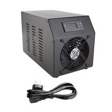 (US Plug 110V) Wasserkühler 1/4 HP 60L leise Hydroponik 2-in-1 US-Stecker